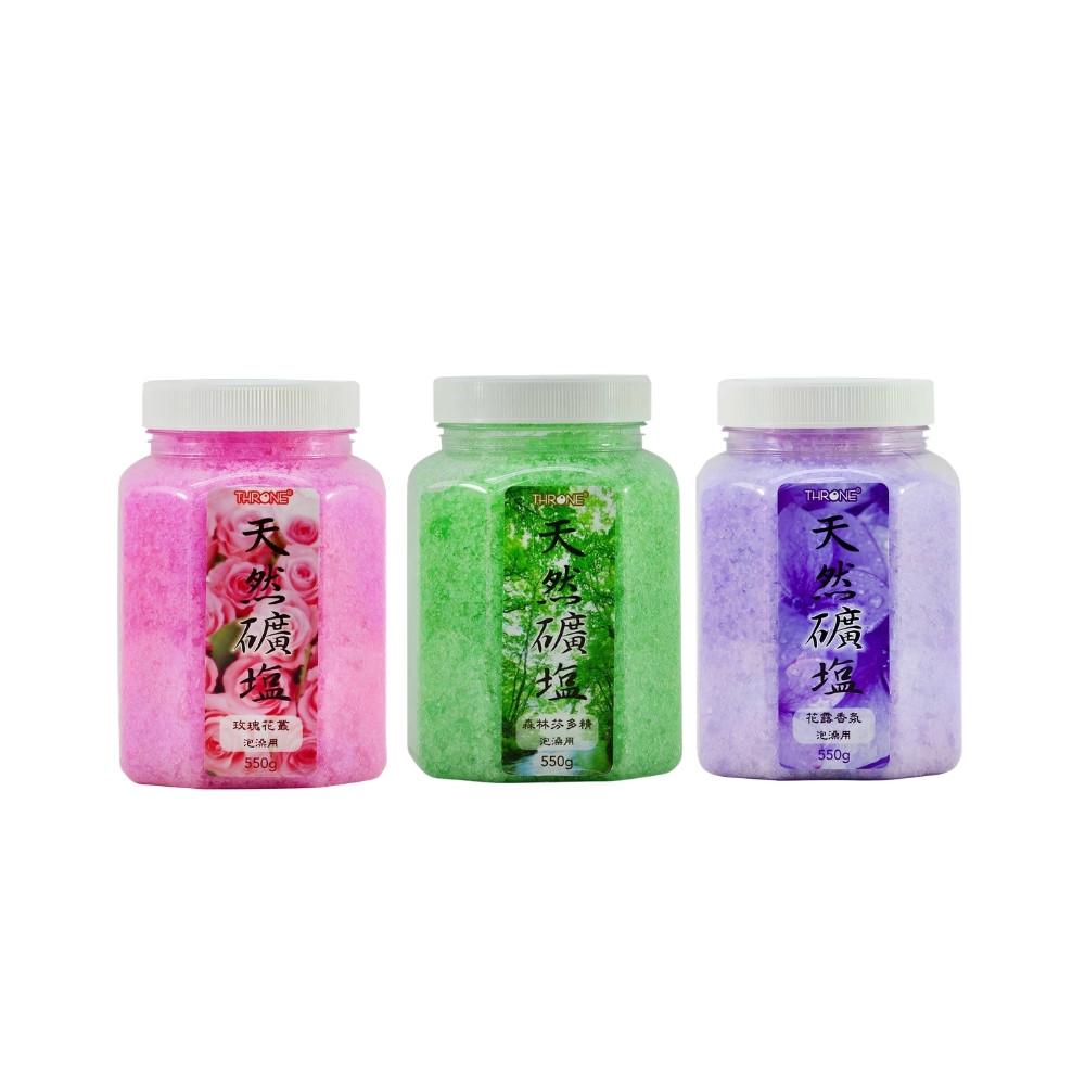 斯儂恩 天然礦鹽550g(泡澡鹽) 玫瑰花叢/花露香氛/森林芬多精