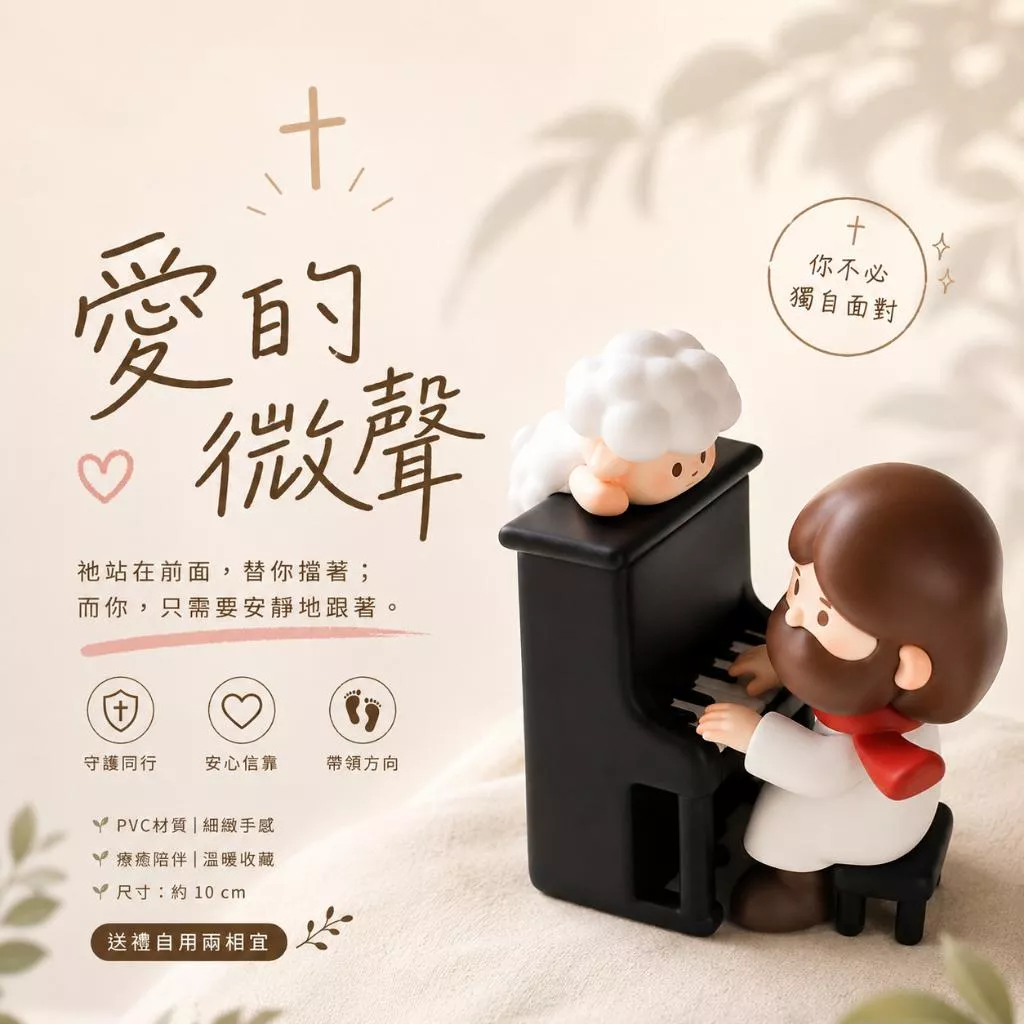【🐑百羊書房】愛的微聲-輕輕聽#鋼琴#公仔模型#光鹽生活館