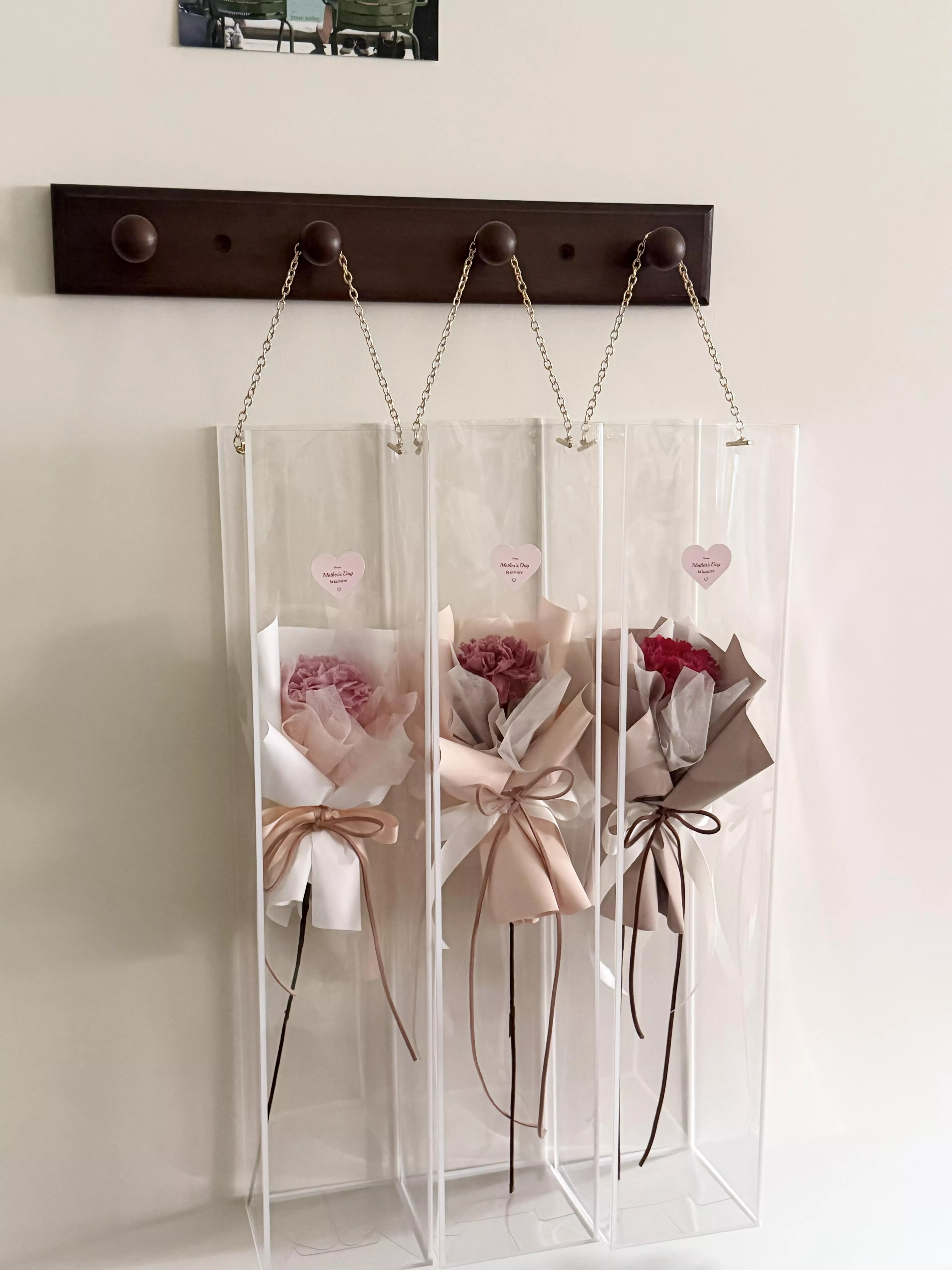 永生康乃馨花束提盒