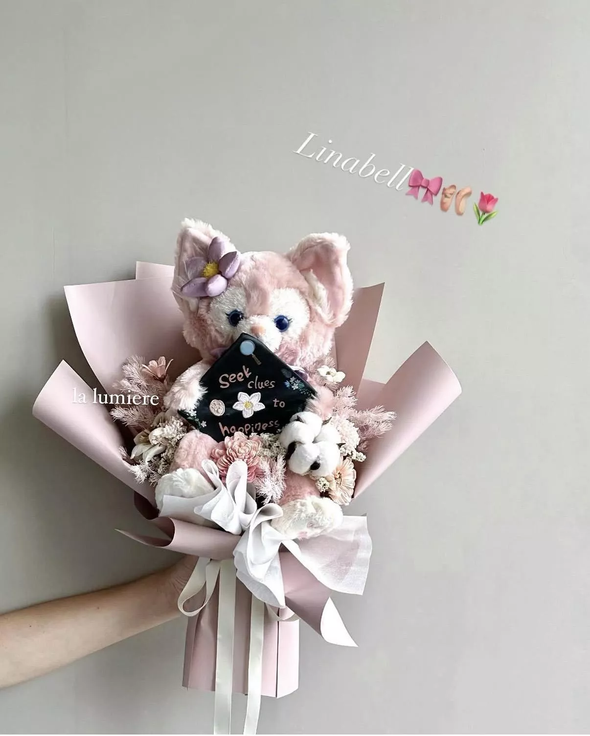 限定畢業版玲娜貝兒花束