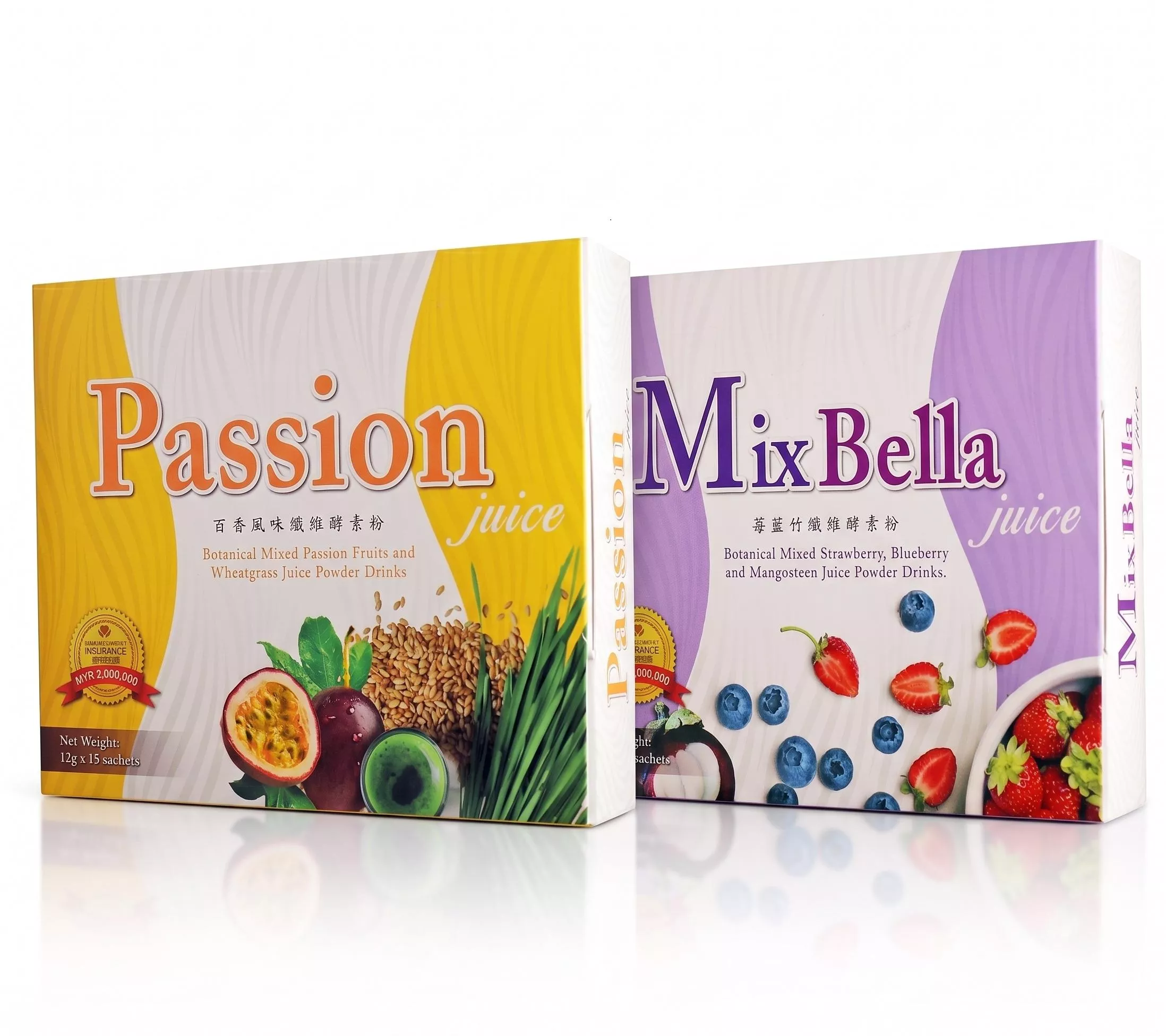 莓藍竹/百香果酵素