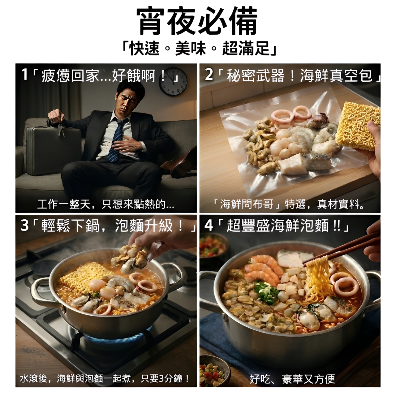 必買3.png 家庭晚餐海鮮、平日快速料理、下班快速煮、日常海鮮食材、冰箱常備海鮮、海鮮懶人料理、適合煮火鍋的海鮮、海鮮快速料理、綜合海鮮包推薦、海鮮懶人包