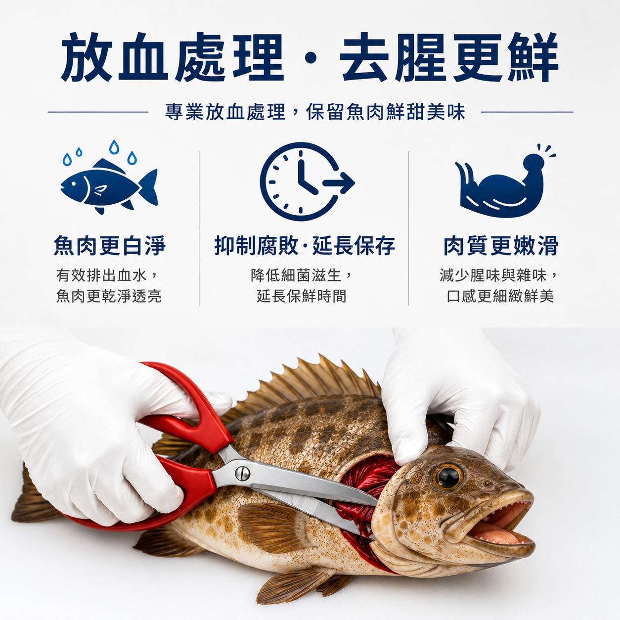 #龍虎斑 #放血龍虎斑 #專業放血去腥 #三去處理 #去鱗去鰓去肚 #真空包裝 #立即低溫保存 #無腥味海鮮 #免殺免洗退冰即烹 #下班快速料理 #15分鐘上菜 #廚房不沾血 #家庭主婦救星 #優質蛋白質 #膠原蛋白Q彈 #鮮甜無底泥味 #冰箱必備囤貨
