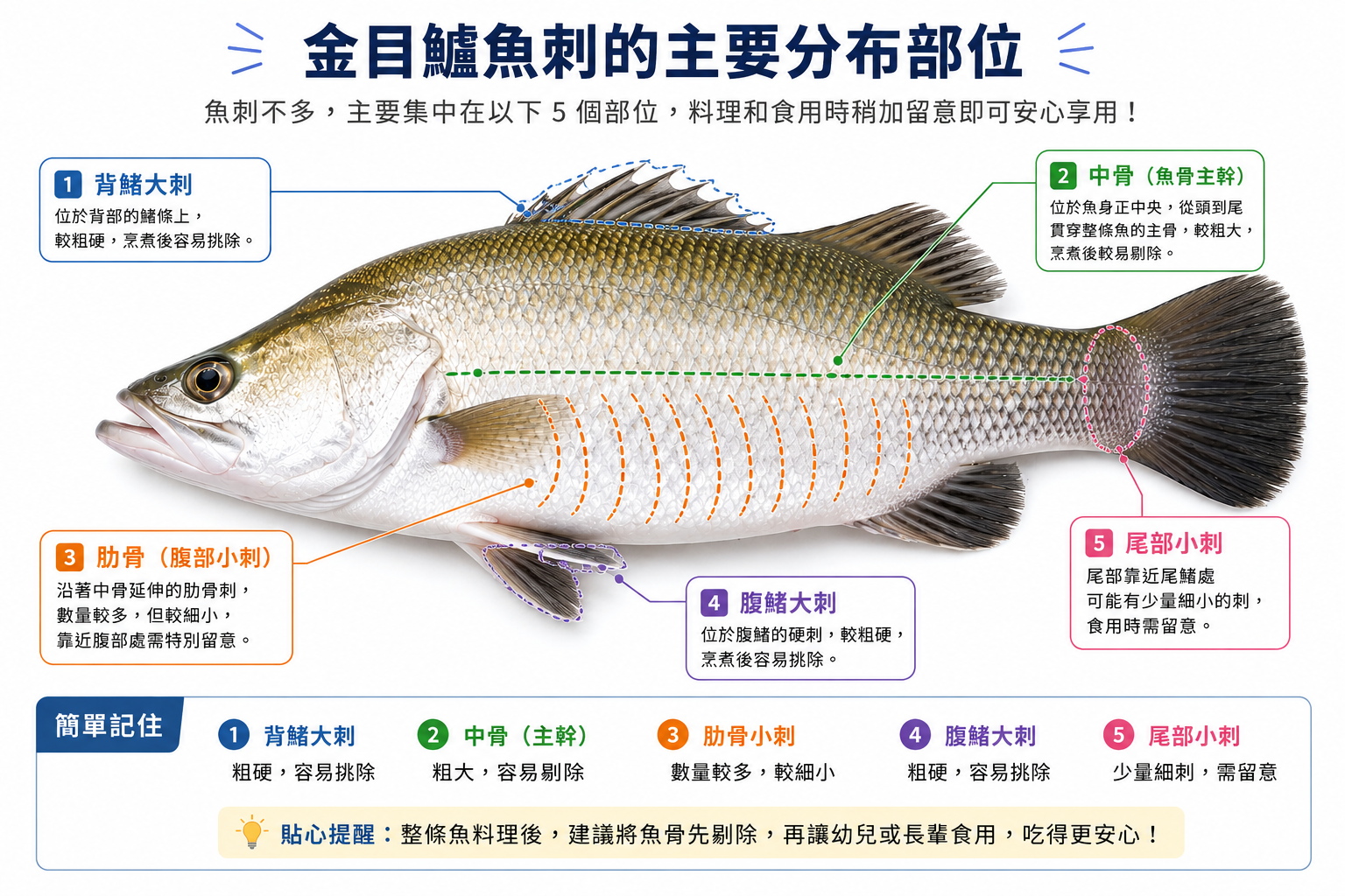 魚刺分布解說