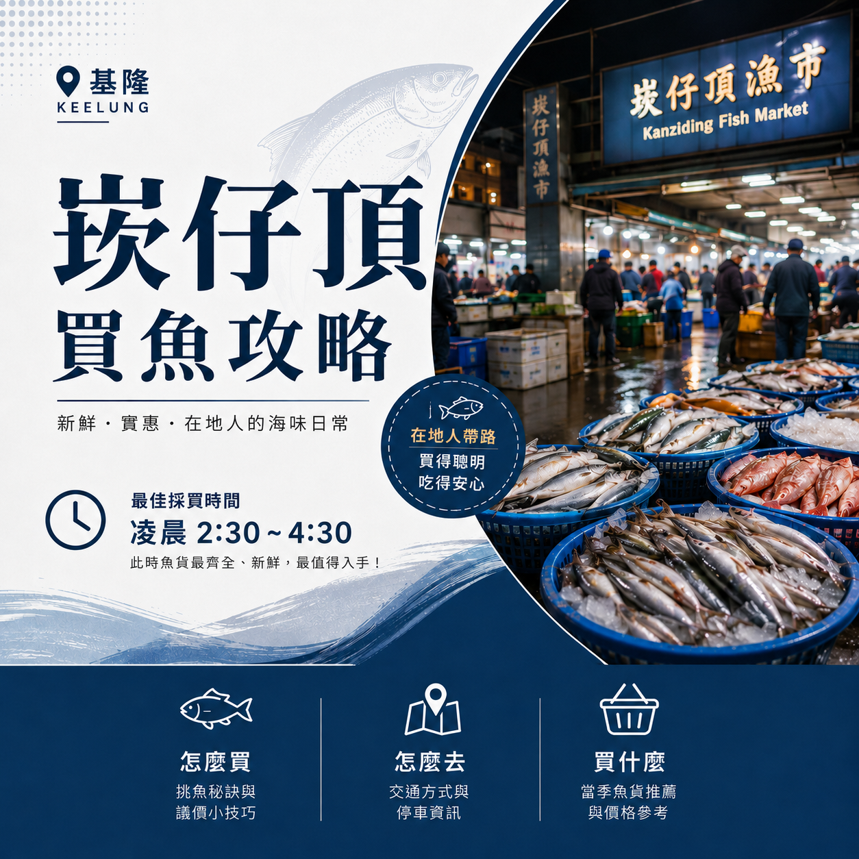 【崁仔頂新手買魚攻略】內行人才知道的漁市潛規則、營業時間與挑選技巧全公開！