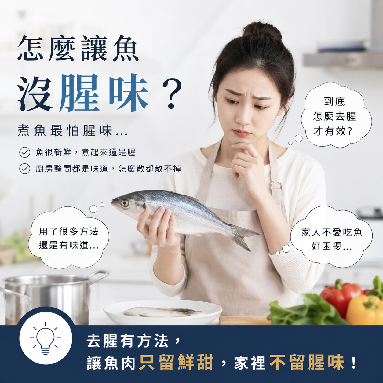 怎麼去腥最好？5個大廚不說的「廚房無痛去腥法」，讓魚肉只留鮮甜、家裡不留腥味！