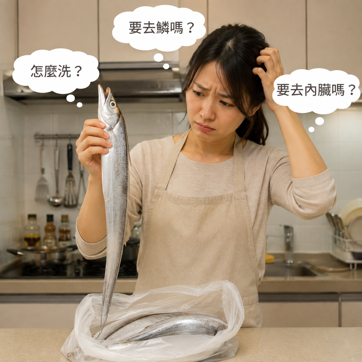 【白帶魚處理教學】白帶魚怎麼洗、怎麼去內臟？銀脂要刮掉嗎？新手一次看懂