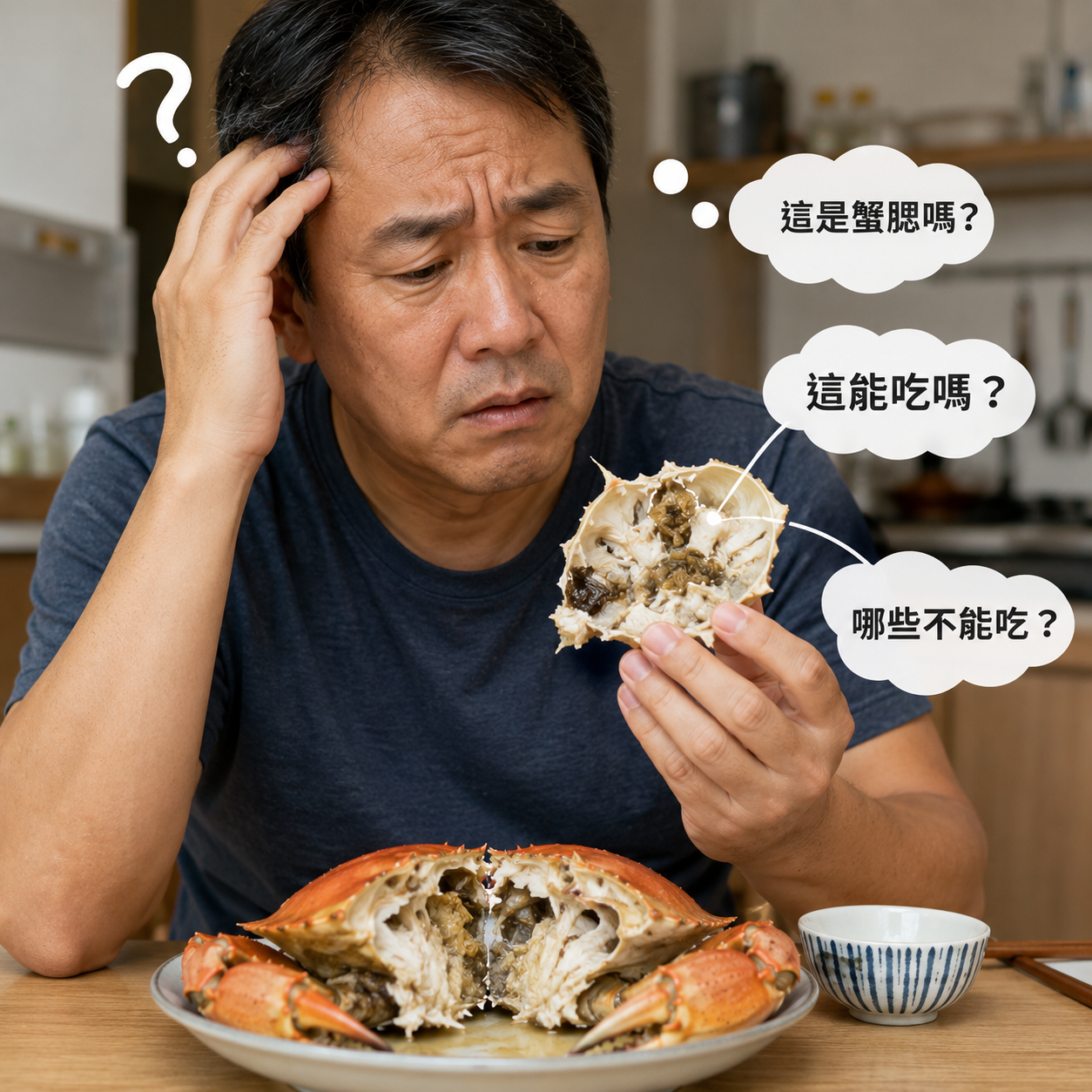 【螃蟹哪些部位不能吃？】蟹腮、蟹胃、蟹心、蟹腸在哪裡？一次看懂螃蟹不能吃的部位