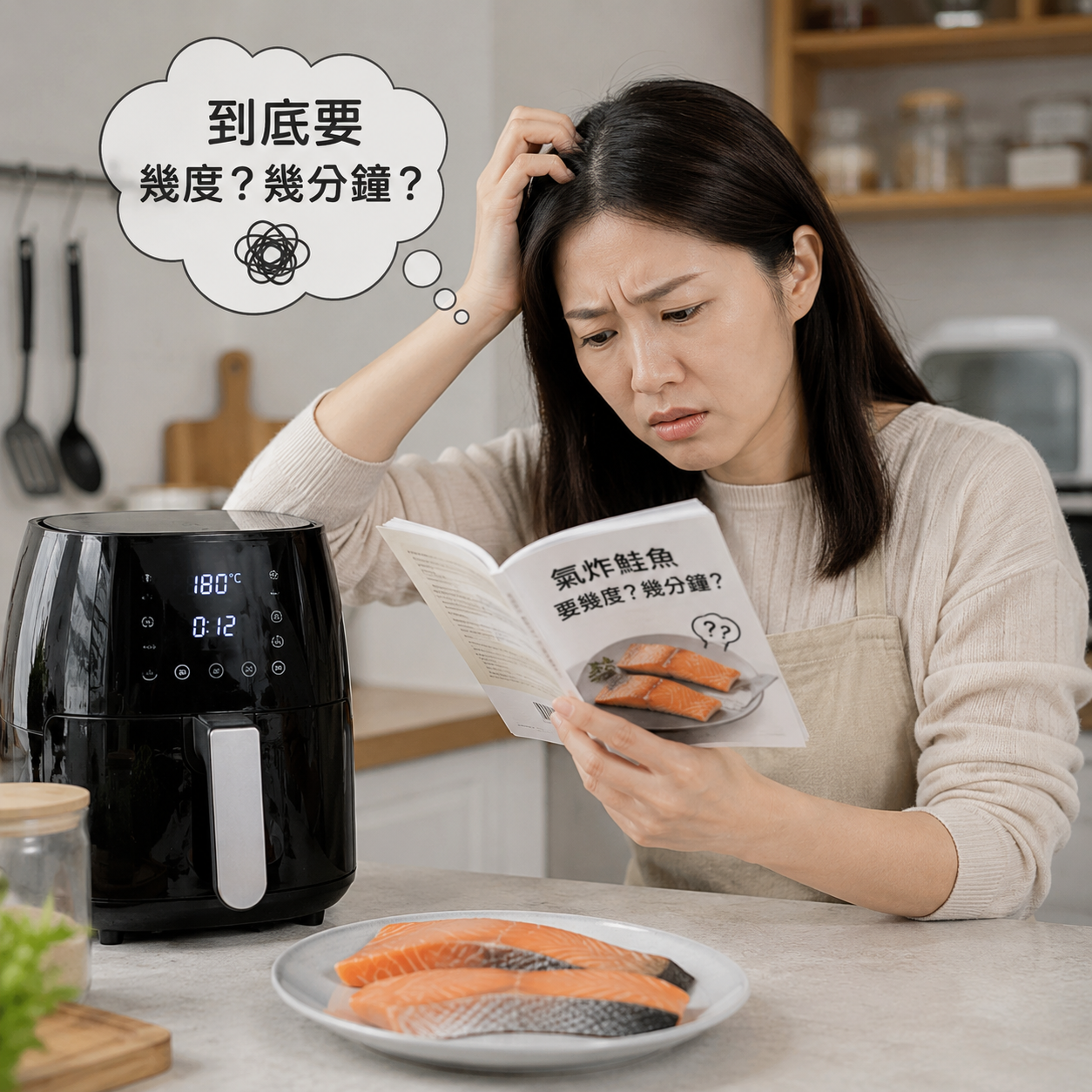 氣炸鮭魚要幾度？幾分鐘？氣炸鮭魚溫度與時間完整攻略