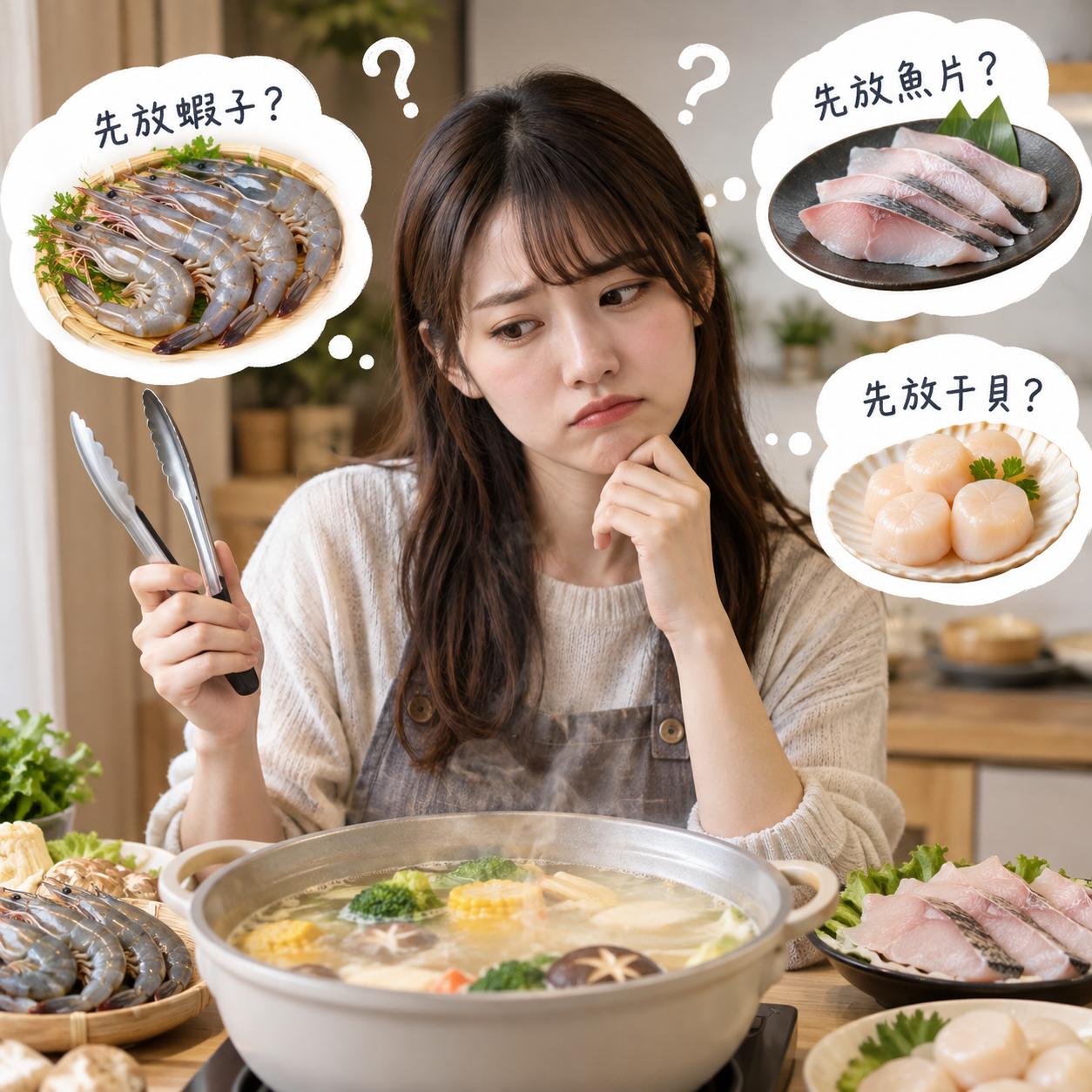 海鮮火鍋怎麼煮？蝦子、魚片、干貝下鍋順序與時間全攻略！這樣煮鮮甜不老
