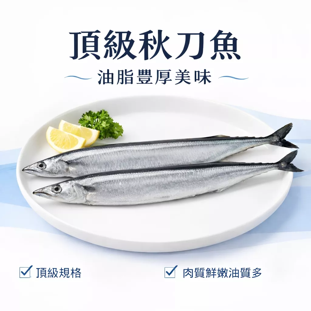 【船凍極品】 超低溫鎖鮮！ 豐腴濃郁老饕秋刀魚 (1包兩尾)