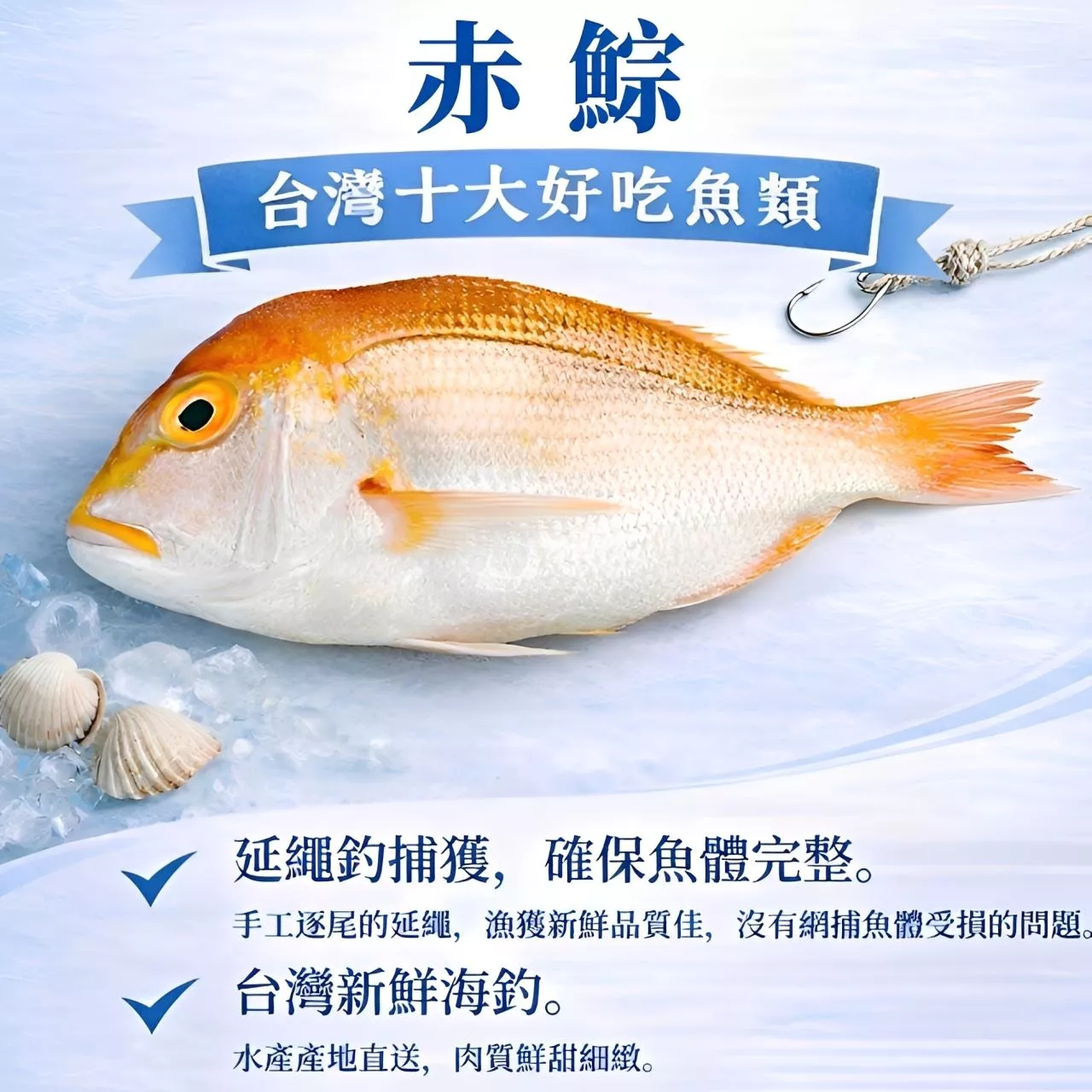 【海鮮問布哥】基隆 三去(去鱗，去肚，去鰓) 真空包裝 大赤鯮 #解凍即煮