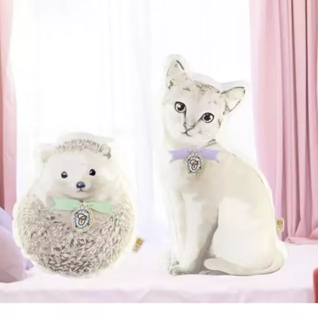 HUG ME ANIMAL貓咪/刺蝟靠墊