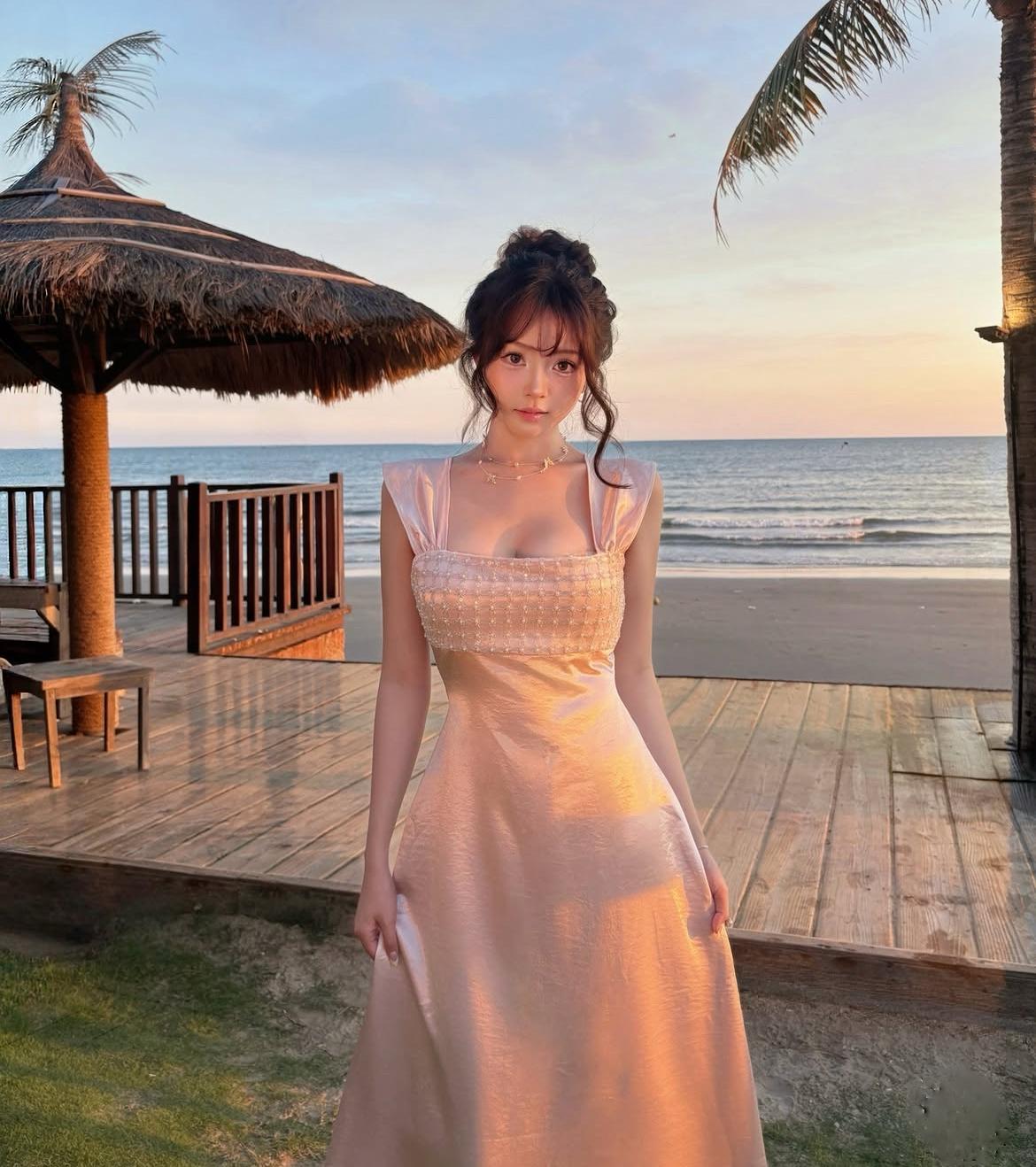 Velvet Peony Dress