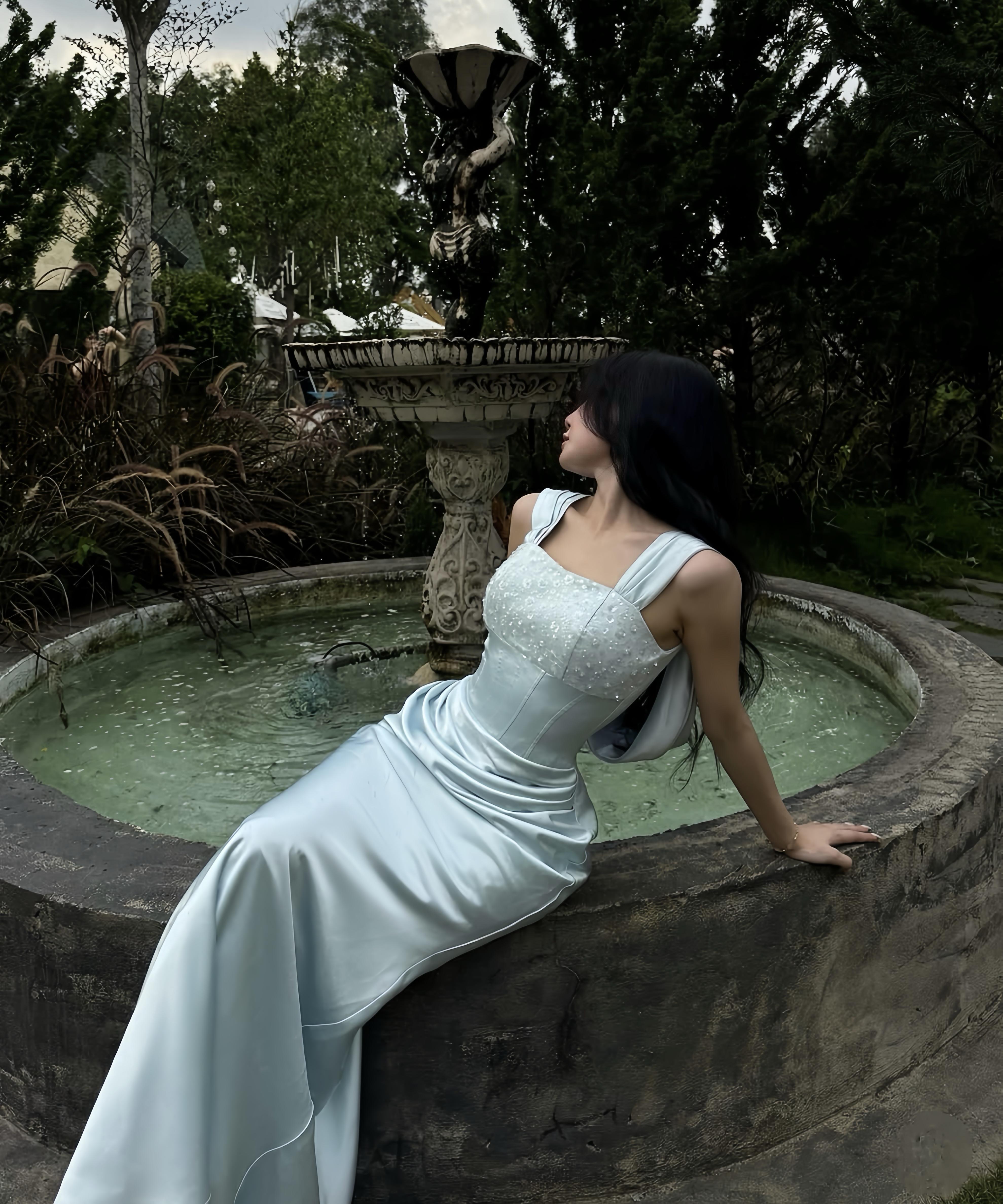 Velvet Ocean Dress