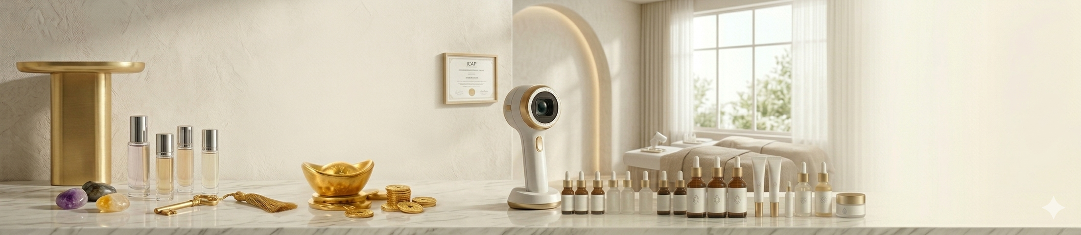 86美妝：ICAP證書、PIF建置、OEM、皮膚管理、招財香