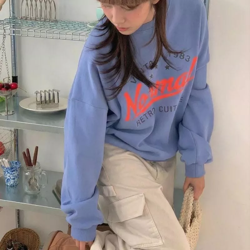 復古 Normal 字樣大學T maki