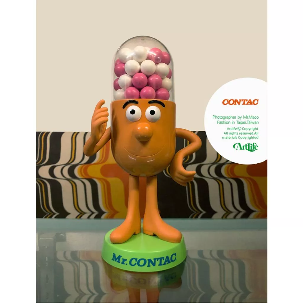 Artlife @ Mr.CONTAC ミスターコンタック フィギュア 当時物 店頭用 古道具 康德先生 康德600
