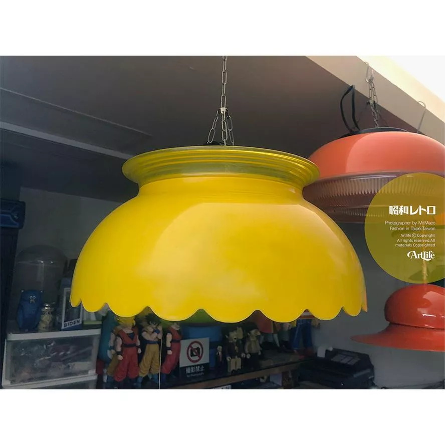 ArtLife @ 昭和レトロ 70s アクリル UFO 日本 喫茶店 電傘 普普風 古董 古道具 飛碟老吊灯