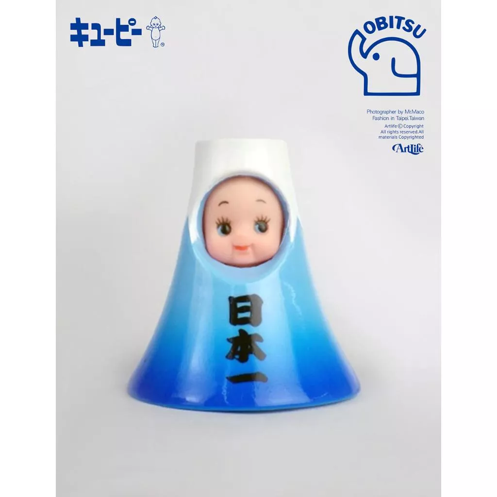 Artlife @  キューピー KEWPIE CBITSU かぶりものキューピー 富士山 縁起物 日本製 Q比