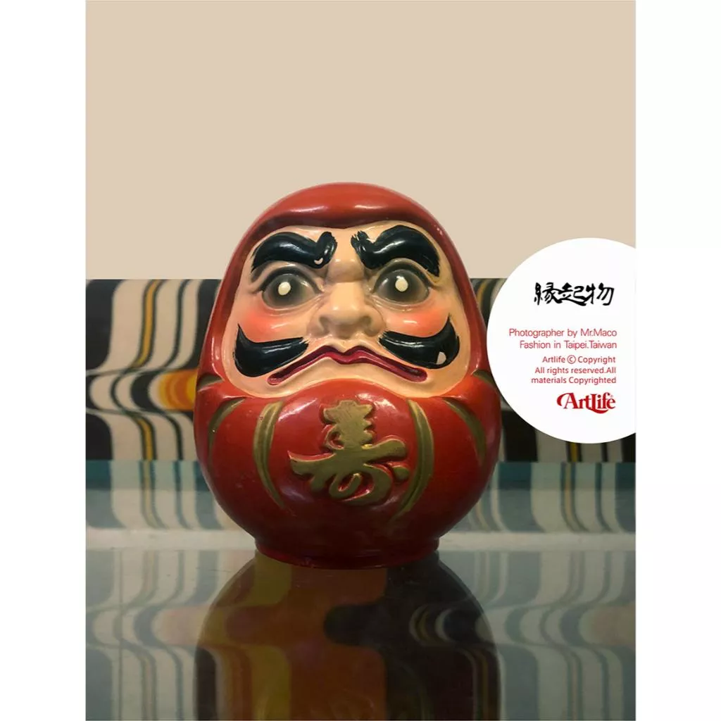 ArtLife @ 常滑焼 王様印 縁起物 寿 達磨 DARUMA だるま 貯金箱 BANK 達摩