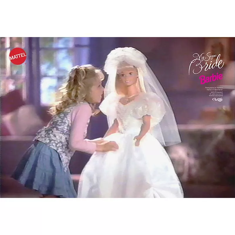Artlife ㊁ MATTEL 1994 MY SIZE BARBIE Bride Wedding 經典 芭比 新娘