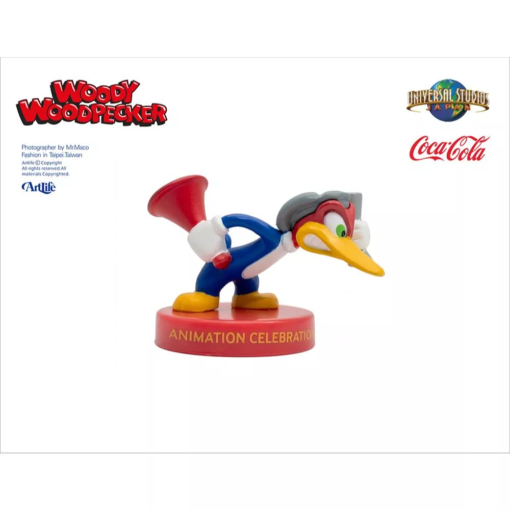Artlife ㊁ CocaCola USJ コカコーラ WOODY WOODPECKER 啄木鳥 伍迪