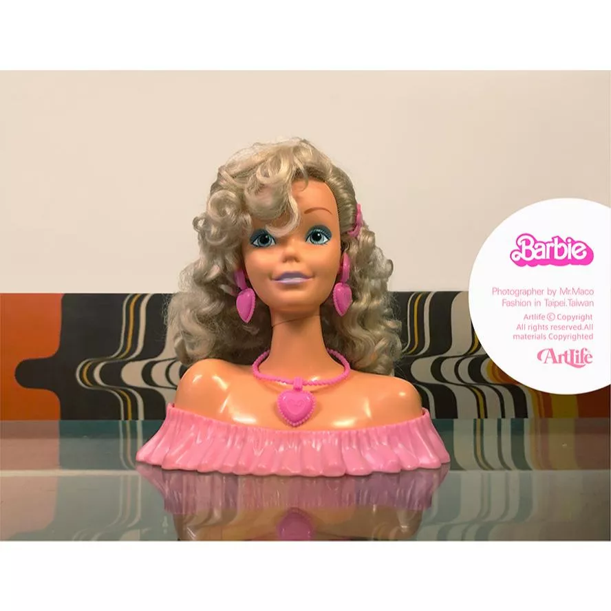 Artlife ㊁ MATTEL 1998 BARBIE Make Me Pretty STYLING HEAD 芭比