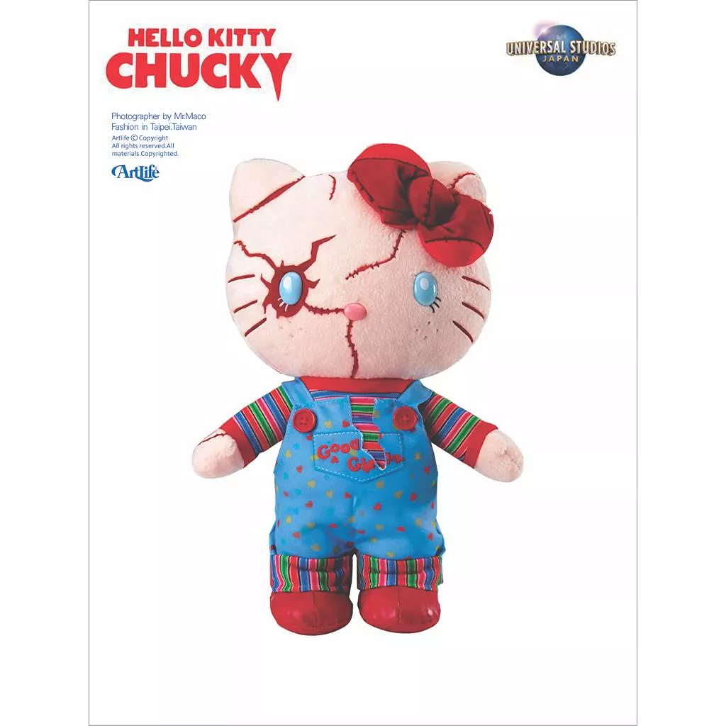 Artlife ㊁ USJ 2016 KITTY CHUCKY チャッキー ぬいぐるみ 大阪環球限定 恰吉
