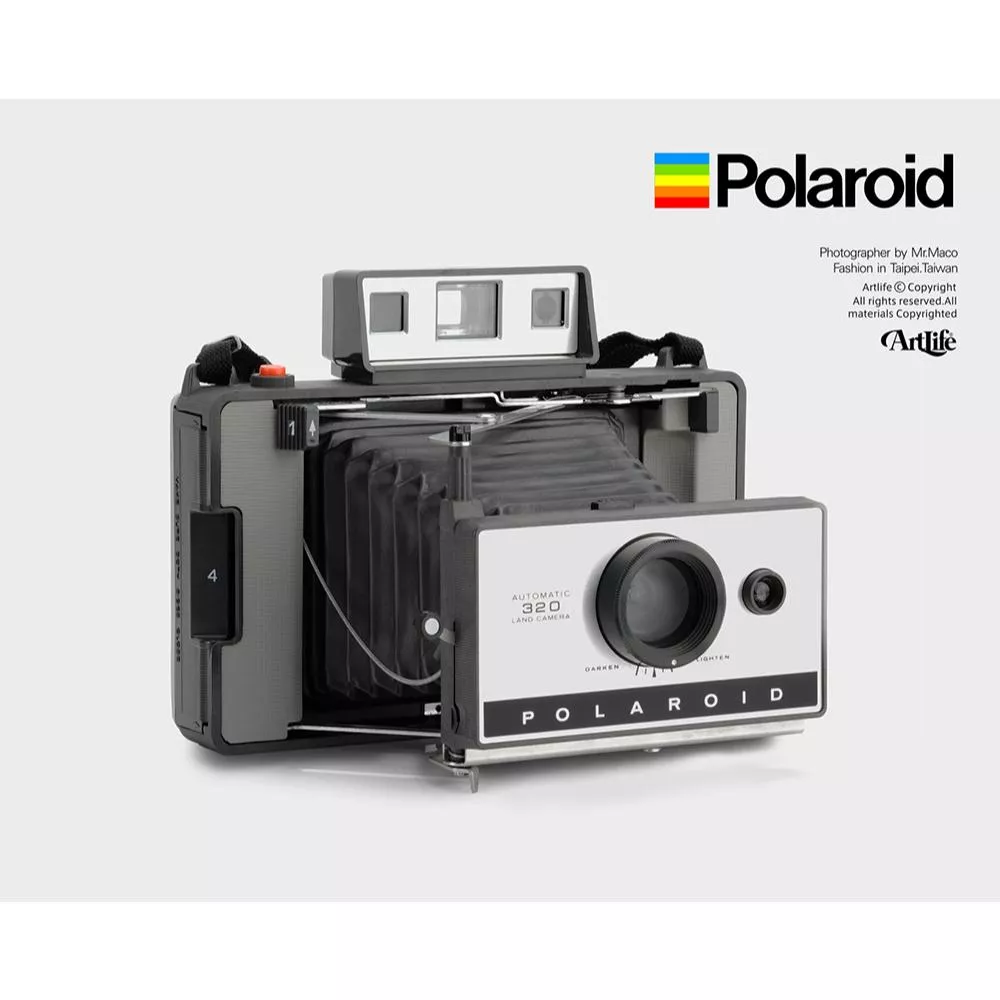 Artlife ㊁ POLAROID 1969 AUTOMATIC 320 ポラロイド 寶麗來 拍立得 古董 蛇腹 相機
