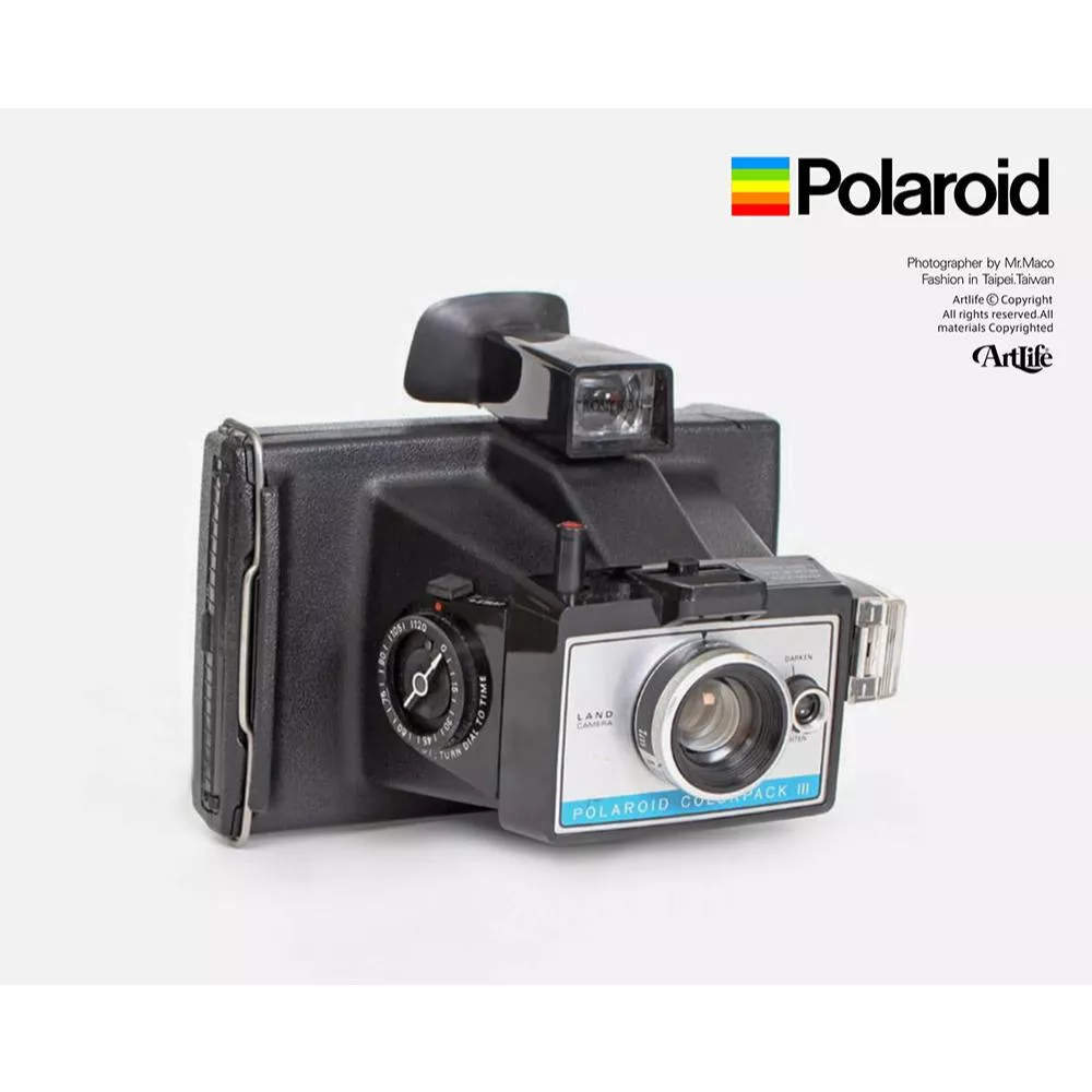 Artlife ㊁ POLAROID 1970 COLORPACKⅢ ポラロイド カラーパック 寶麗來 拍立得 古董相機