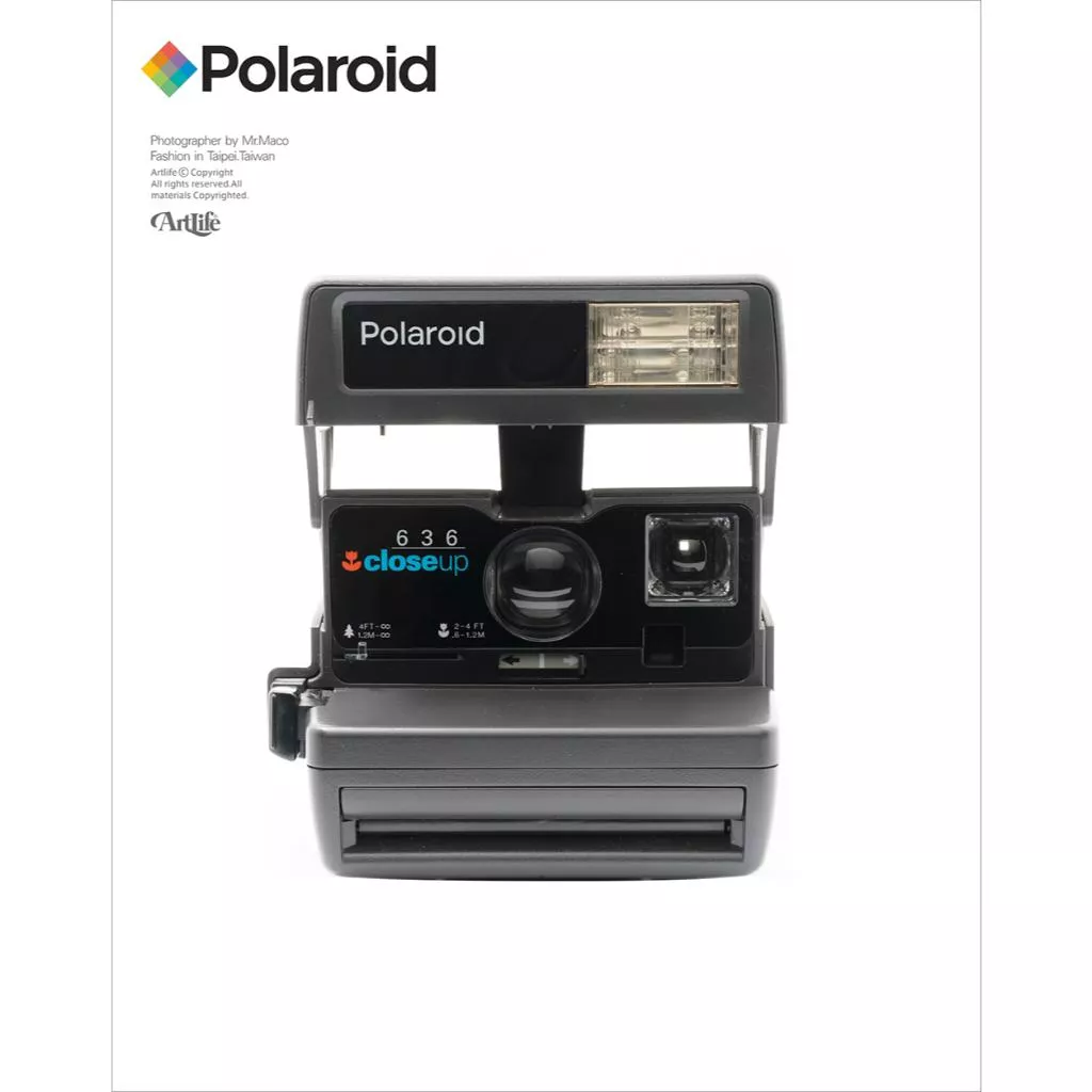 Artlife ㊁ POLAROID 636 CLOSE UP ポラロイドカメラ レトロ 当時物 中古品 寶麗來 拍立得