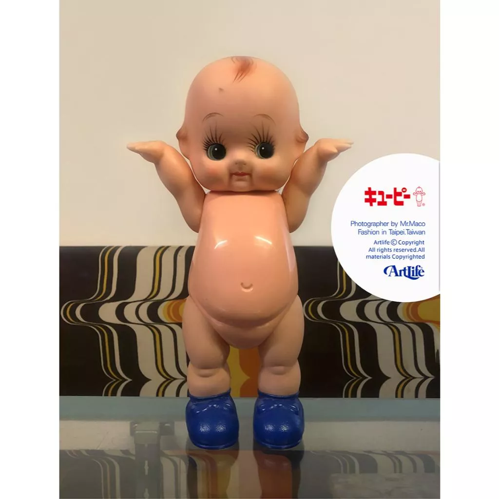 ArtLife @ キューピー Kewpie キューピーちゃん 靛青 靴を履いたキューピー 藍鞋 Q比