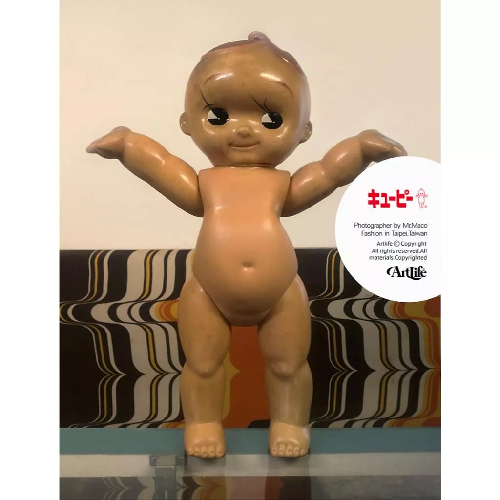 ArtLife @ キューピー Kewpie キューピーちゃん 企業物 ホンポちゃん 古董 店頭用 Q比