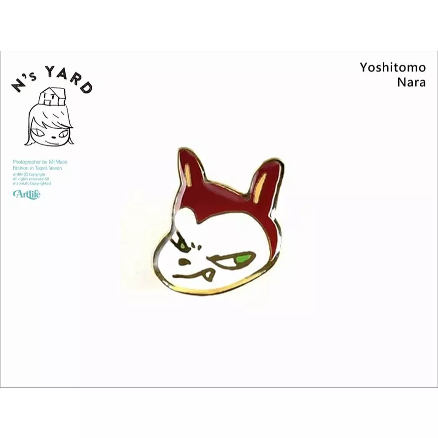 ArtLife @ 奈良美智 Yoshitomo Nara NsYARD HELL CAT PINS 徽章造型