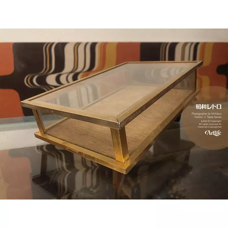 Artlife @ 昭和レトロ 置物収納 インテリア チーズショーケース 懷舊 古道具 玻璃 展示櫃