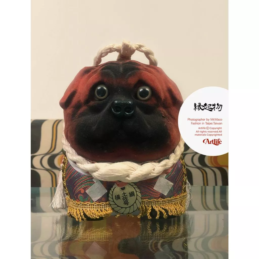 ArtLife @ 横綱 土佐号 土佐犬 闘犬 縁起物 フェルト 貯金箱 BANK 鬥犬