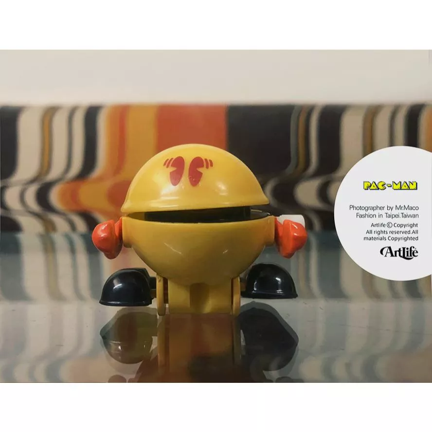 Artlife ㊁ TOMY 1982 パックマン ナムコ PACMAN Movement 發條 吃豆人 小精靈