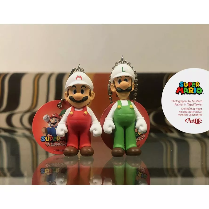 Artlife @ 任天堂 MARIO スーパーマリオ キーホルダー 超級瑪利歐 瑪利歐 路易 無敵星星