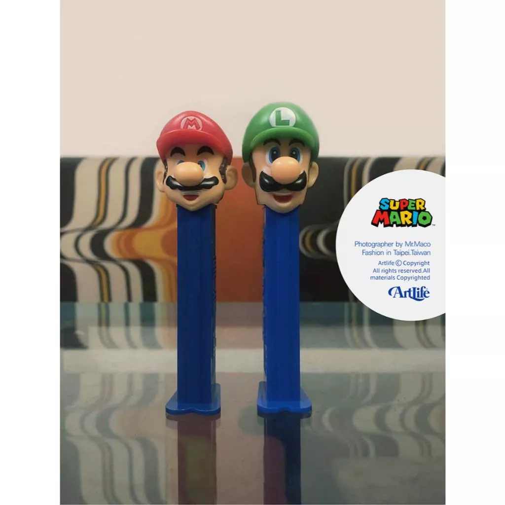 Artlife ㊁ PEZ 任天堂 Nintendo SUPER MARIO LUIGI 超級瑪利歐 瑪利歐 路易