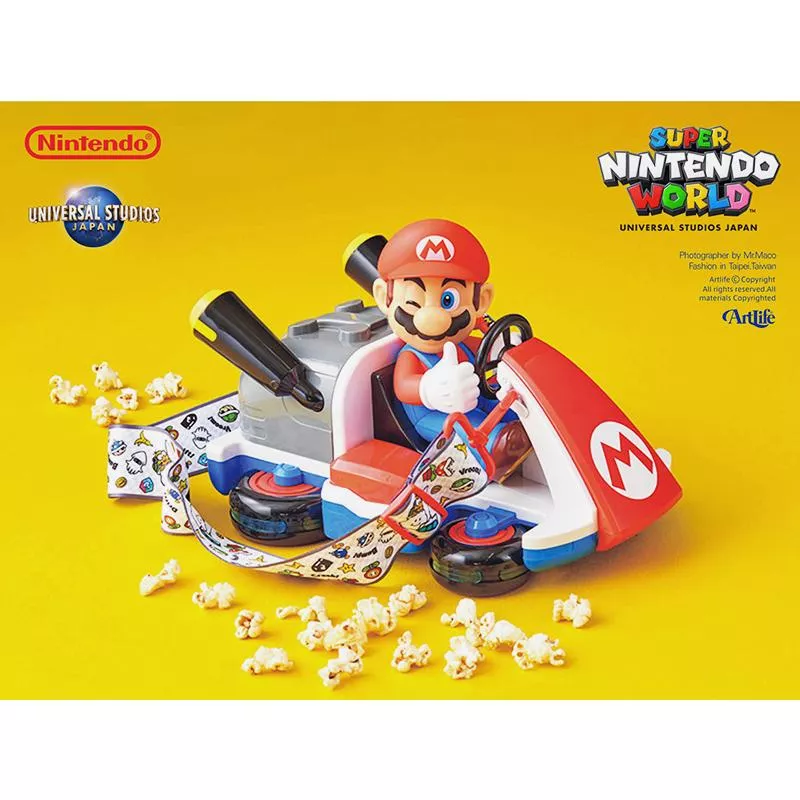 Artlife @ USJ 日本環球 任天堂 マリオカート ポップコーンバケツ MARIO 瑪利歐 賽車 爆米花桶