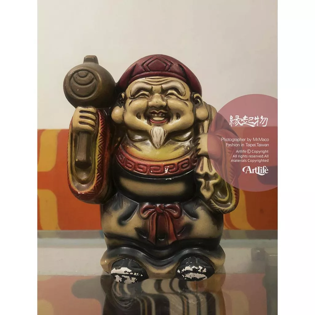 ArtLife @ 七福神 商売繁盛 招福 古い人形 大黒天様 昭和レトロ 縁起物 古美術 福神