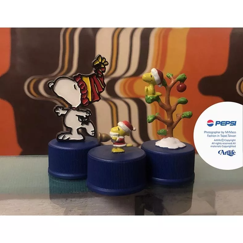 Artlife ㊁ PEPSI ペプシコーラ PEANUTS SNOOPY XMAS 耶誕節 百事可樂 史努比