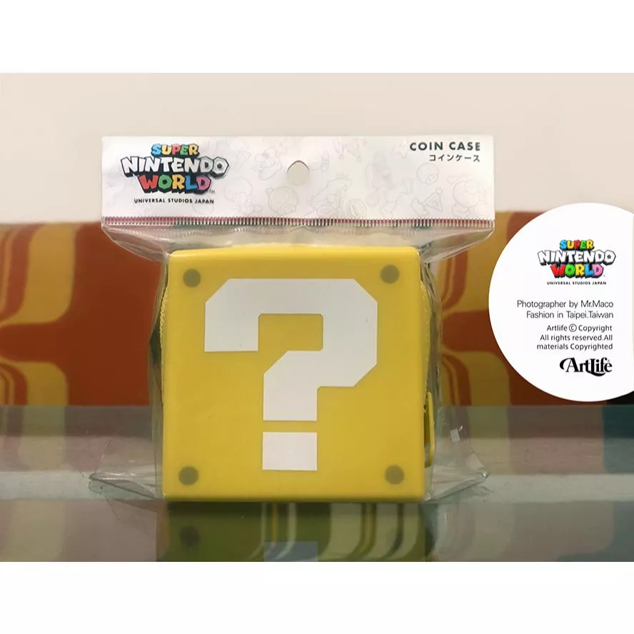 Artlife @ USJ Nintendo 日本環球 任天堂 MARIO COIN CASE 超級瑪利歐 磚頭 零錢包