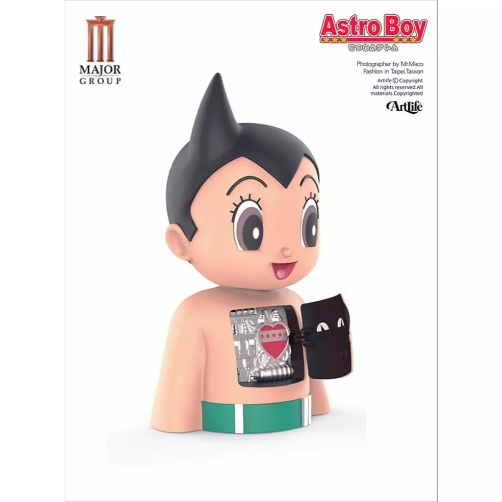 ArtLife @ Major AstroBoy 鉄腕アトム Bucket Popcorn 原子小金剛 半身胸像