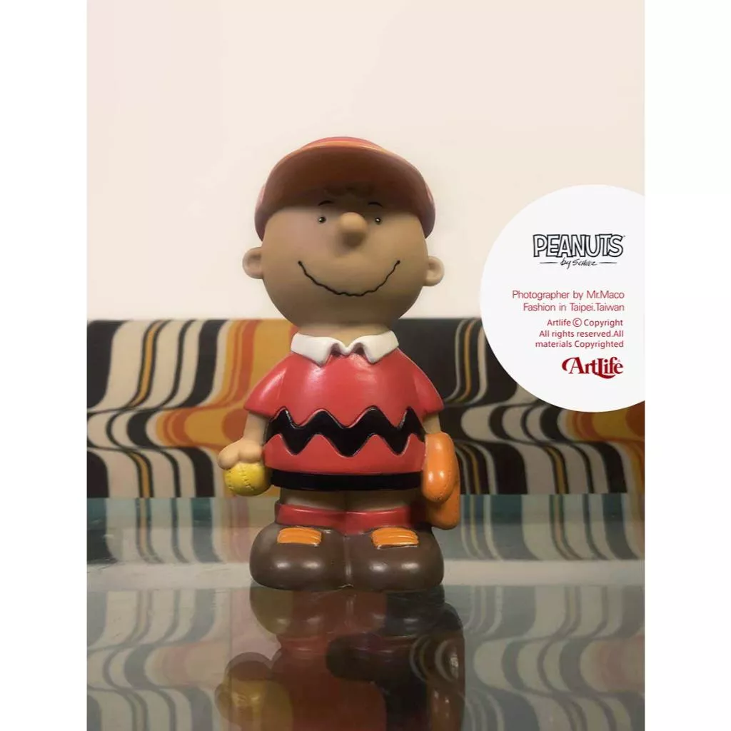 Artlife ㊁ PEANUTS 80s SNOOPY Charlie Brown BASE BALL 棒球 查理布朗