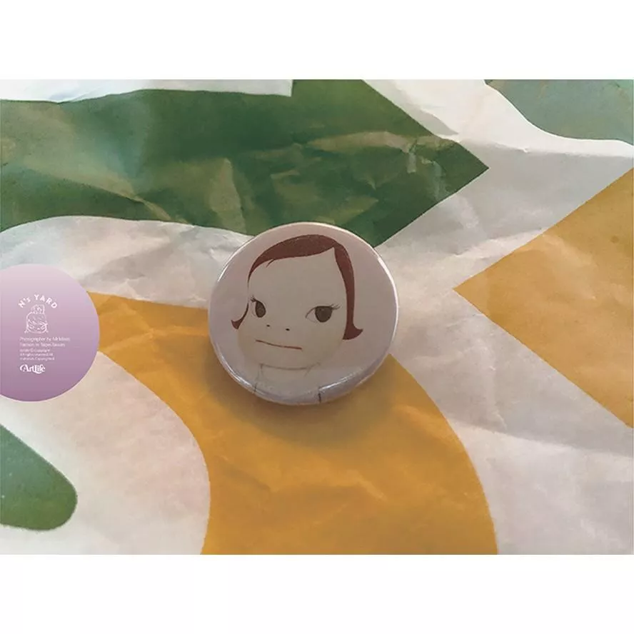 ArtLife @ 奈良美智 Nara Yoshitomo 缶バッジ 小 PINKY 金屬胸章