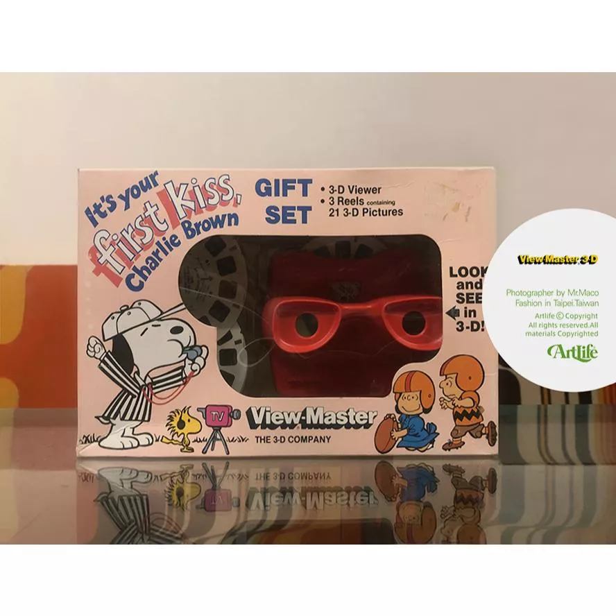 Artlife ㊁ 3D VIEWMASTER 1977 MACHINE PEANUTS 史努比 查理布朗 幻燈機