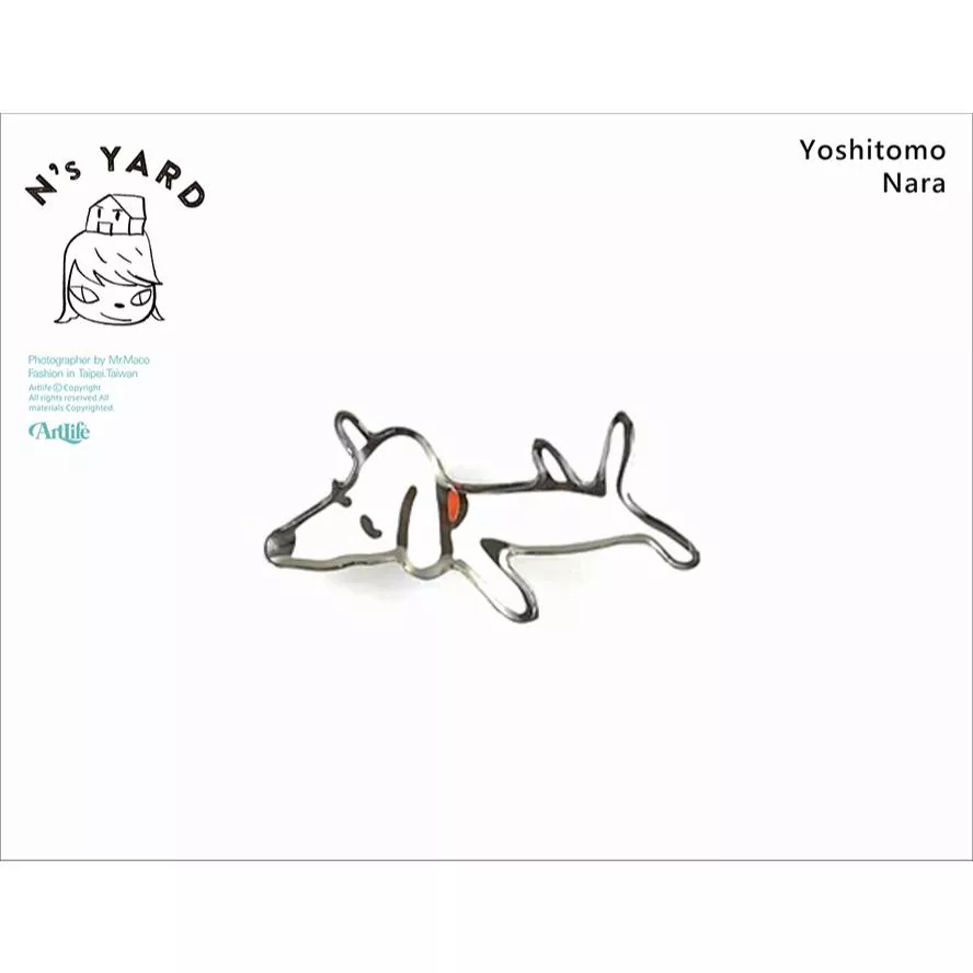 ArtLife @ 奈良美智 Yoshitomo Nara NsYARD SLEEPING PUP PINS 徽章