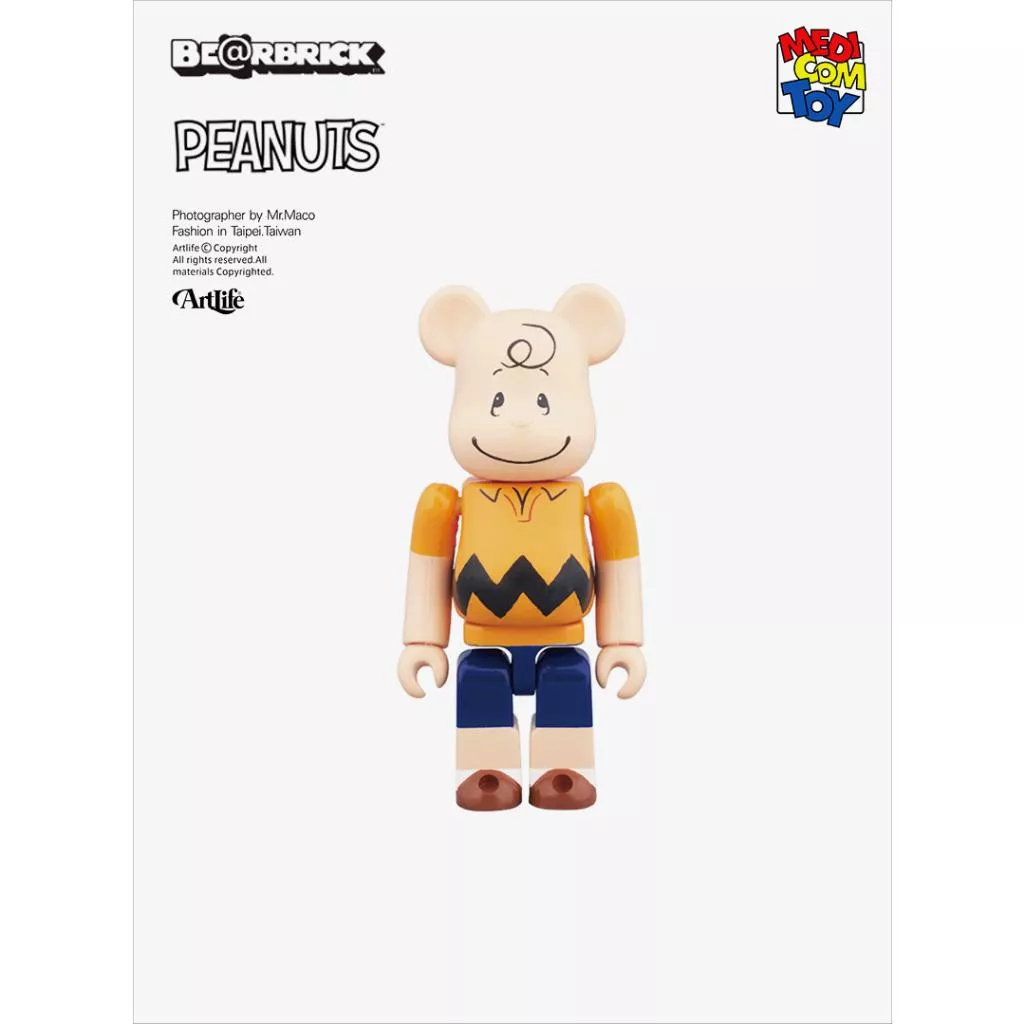 Artlife @ MEDICOM SNOOPY PEANUTS BE@RBRICK 100％ 史努比 查理布朗